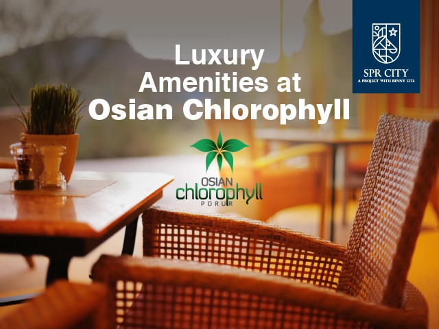 Luxury amenities at Osian Chlorophyll