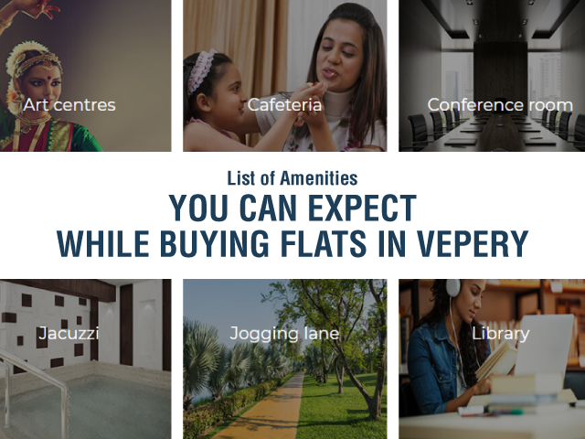 Flat amenities in Vepery